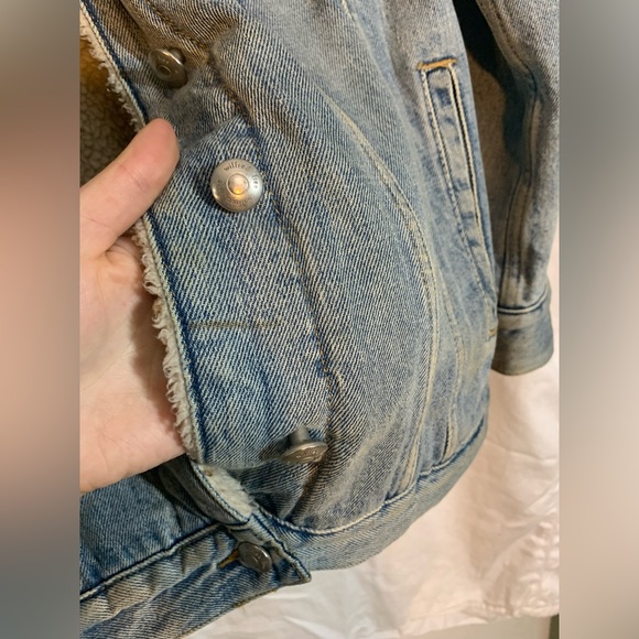 Wilfred Free Denim Sherpa Jacket - Picture 11 of 13